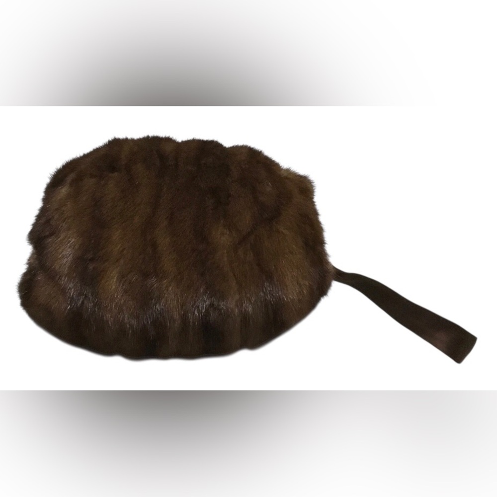 Vintage genuine fur hand muff